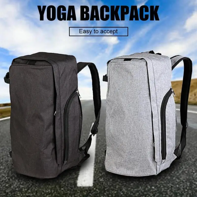 

Polyester Large Capacity Portable Fitness Sports Backpack Ultralight Yoga Mats Bag Men Women Outdoor Fitness Bag Gym Handbag