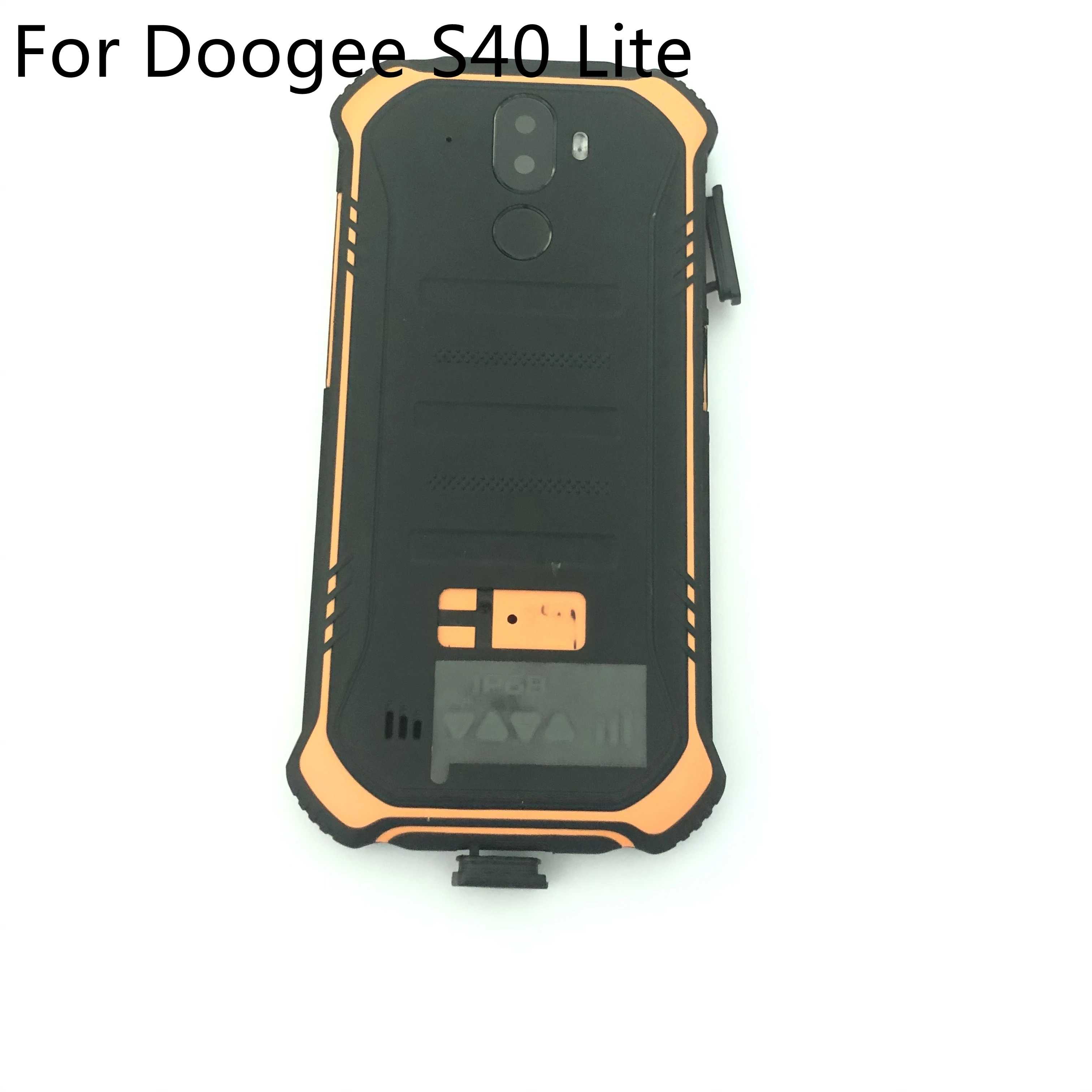 Чехол для аккумулятора DOOGEE S40 Lite задняя крышка + стекло объектива камеры Резина