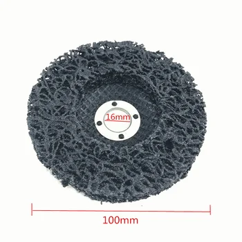 

4pcs Grinder Wheels Black 4" Discs Car Paint Rust Clean Polishing 46Grit Stainless Steel Aluminum