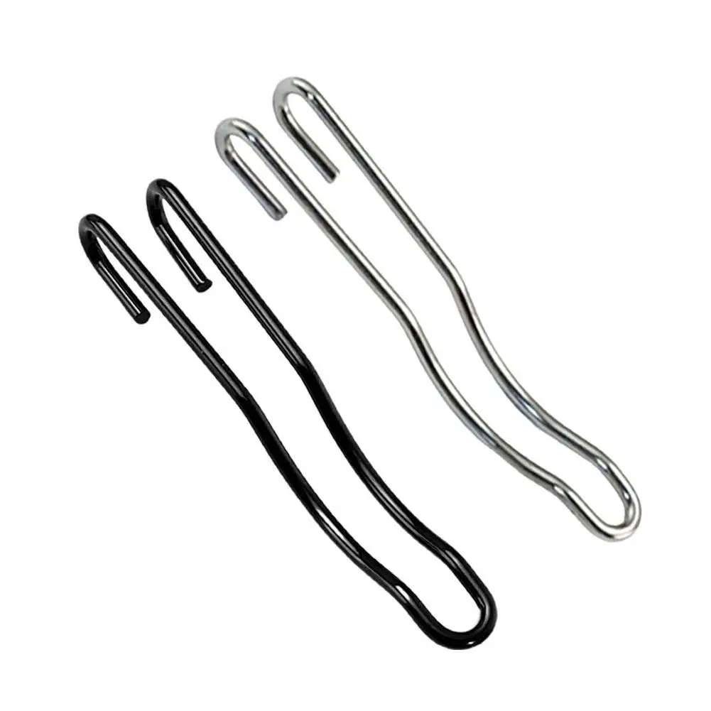 Universal Wire Back Clip Steel Pocket Waist Clip Buckle for Spyderco Folding Knife DIY Accessories Steel Waist Clips