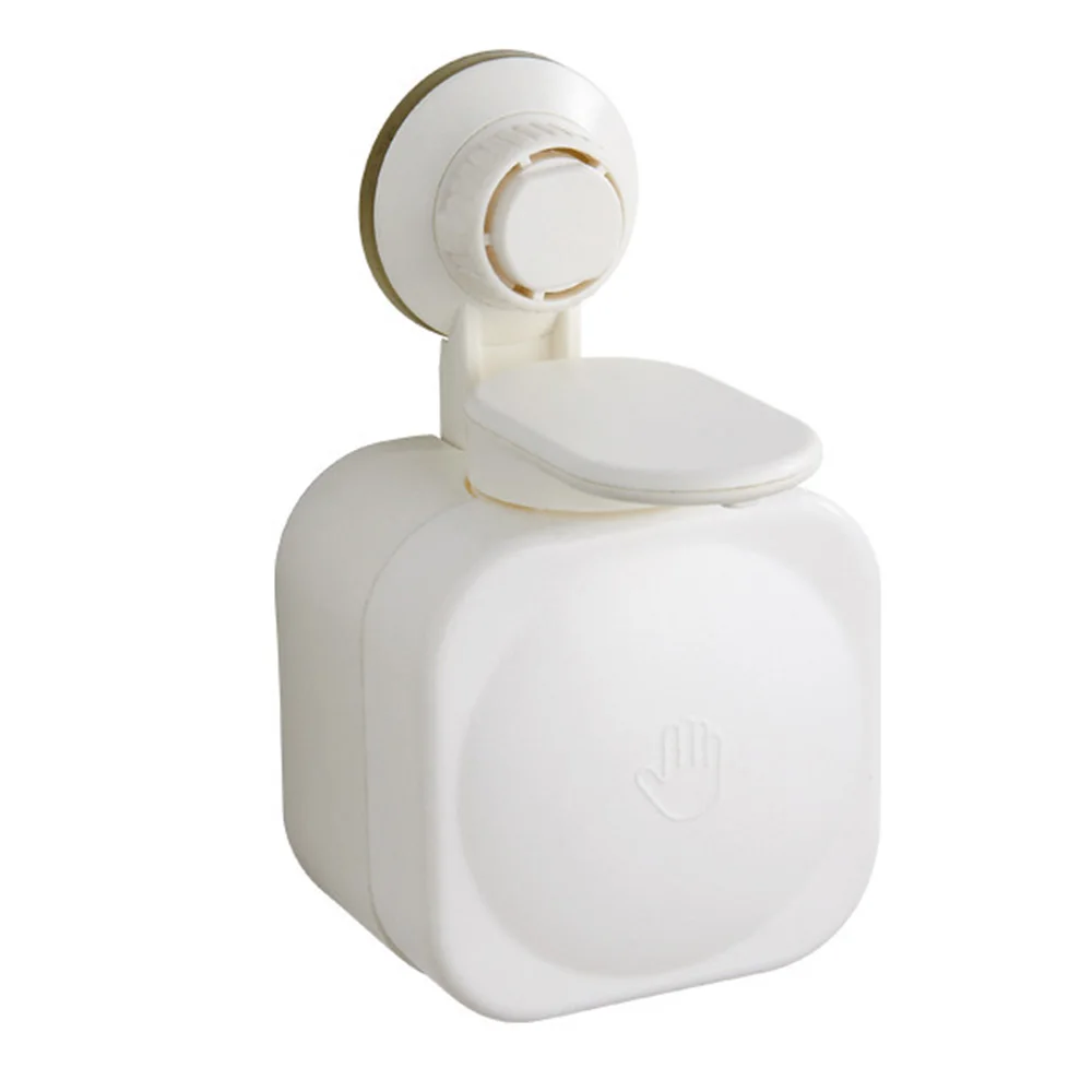 

Wall Mounted Soap Dispenser Suction Cup ABS Plastic Hand Sanitizer Soap Bottle For Bathroom Kitchen Office School Hospital Hotel