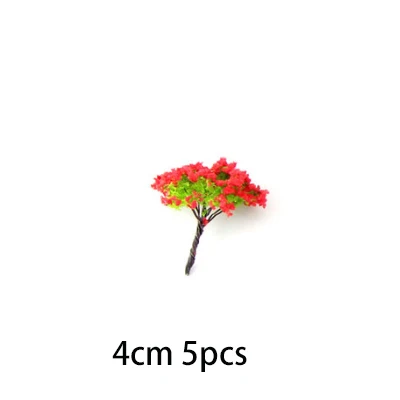 DIY sand table material sence accessories model tree/model plant 5pcs/3pcs for miniature Lansape/model Layout CC model