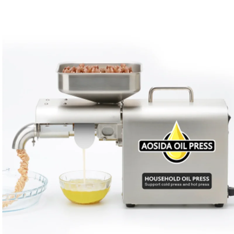 220V/110V stainless steel Multifunctional oil press machine for factory price oil press machine tool oil expeller for sale 2