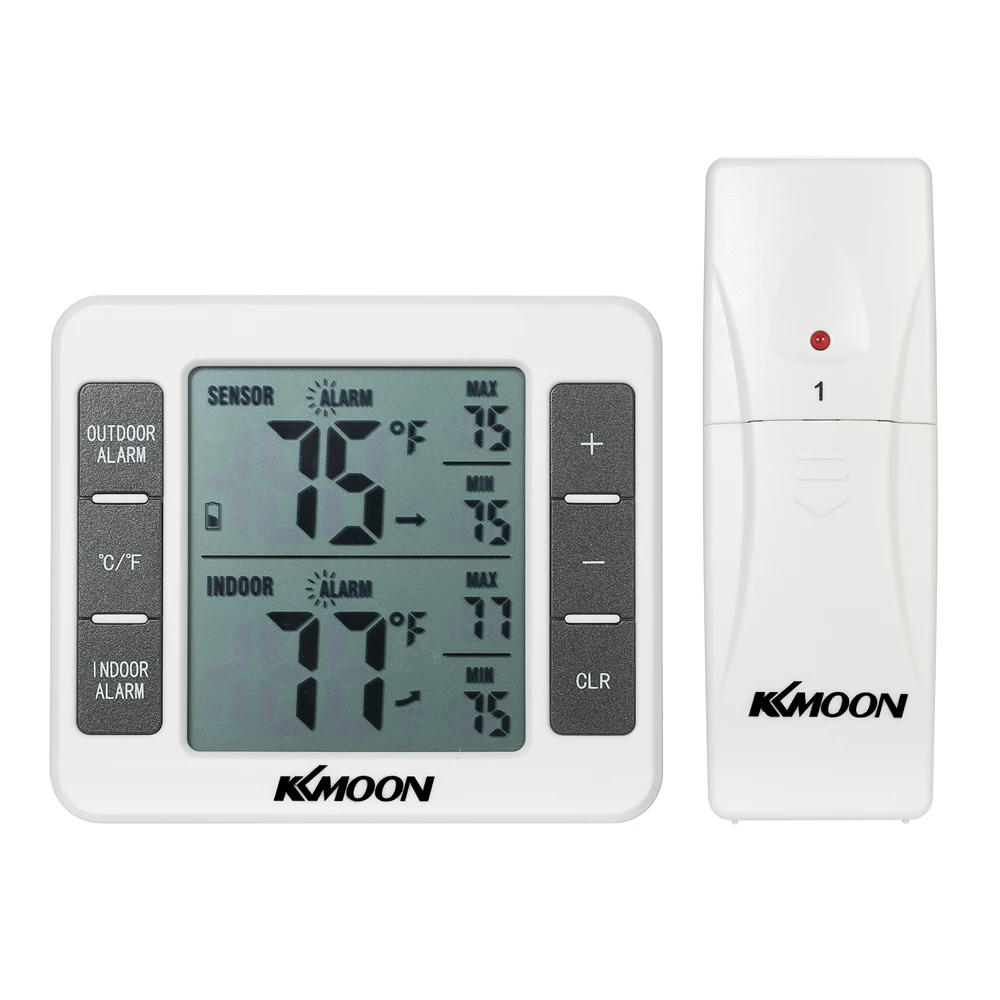 

Mini LCD Digital Thermometer Temperature Meter Weather Station Tester 0℃~50℃ with Measurement ℃/℉ Max Min Value Display