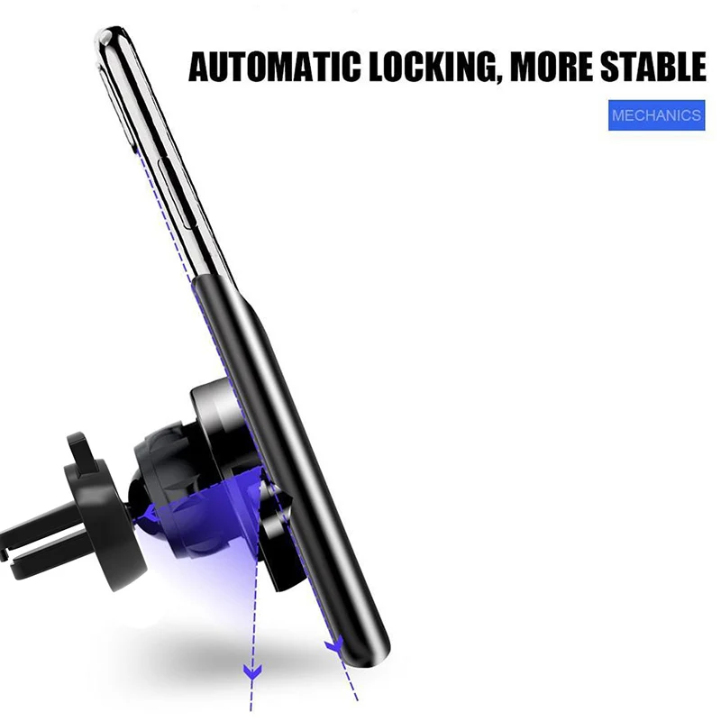 MEIDI Автомобильный Кронштейн для мобильного телефона с вентиляционным отверстием, универсальный автомобильный держатель для телефона для iPhone Sumsang Xiaomi HUAWEI