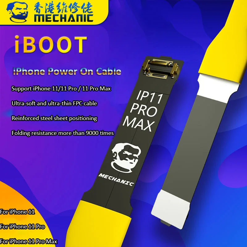 Mechanic iBoot Boot Box Boot Line для iPhone 11/11Pro/11Pro Max тестовая линия телефонная служба источник питания постоянного тока Тестовый Кабель ing