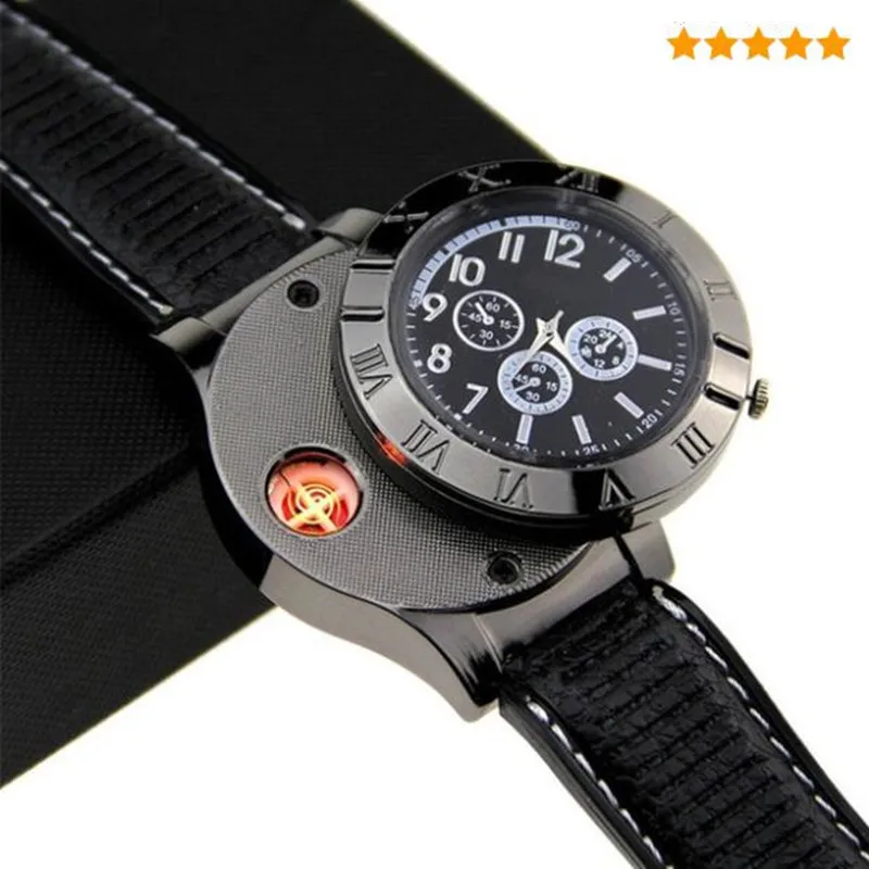 

Practical Watch lighter and USB charging Cigarette Lighter Electronic multi-fun lighter For Smoking Windproof flameless Lighter