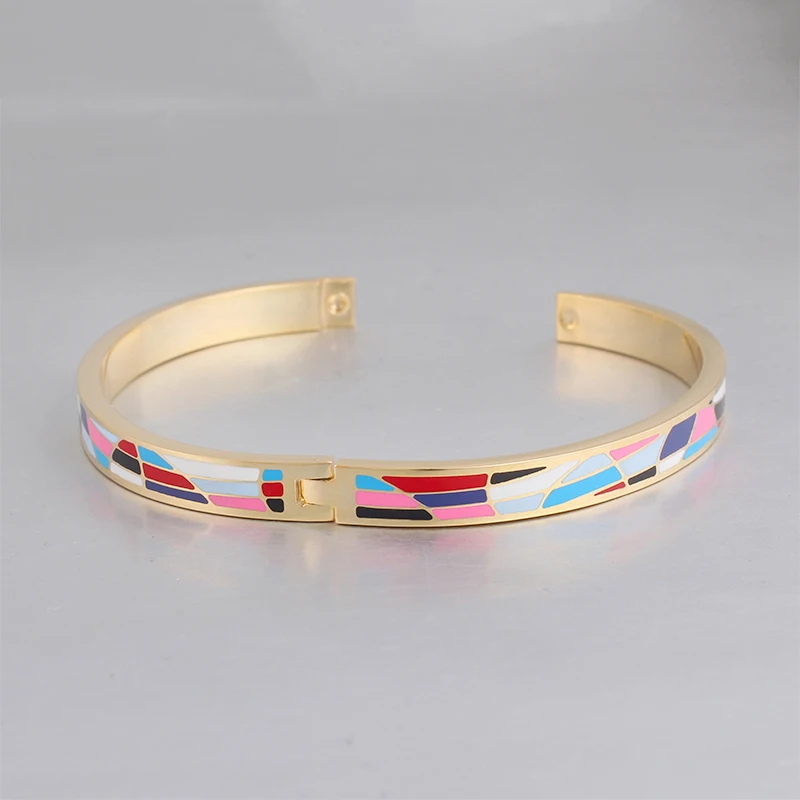 Браслеты Прямая поставка для женщин ручной работы геометрический узор дизайн 6