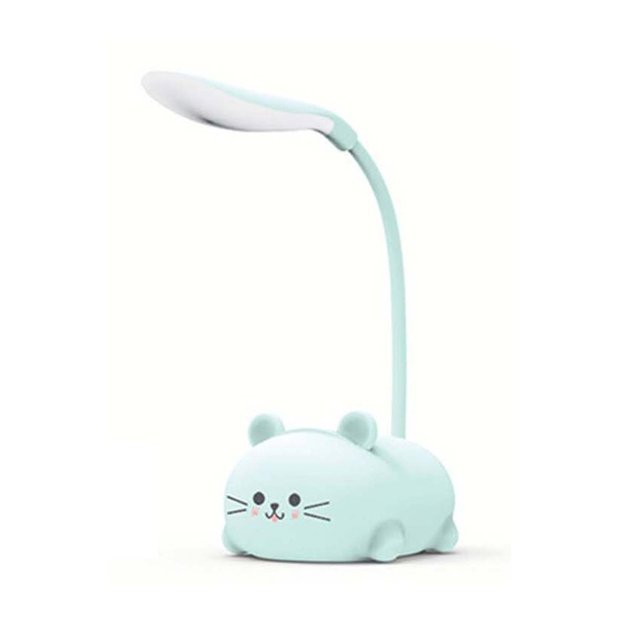 Table Lamp Cartoon Cute Cat Night Light Usb Rechargeable Led Table Light Child Eye Protection Warm White Desk Lamp