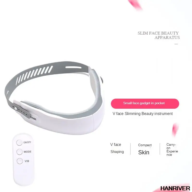 V face instrument thin micro current facial massage instrument red and blue beauty skin care