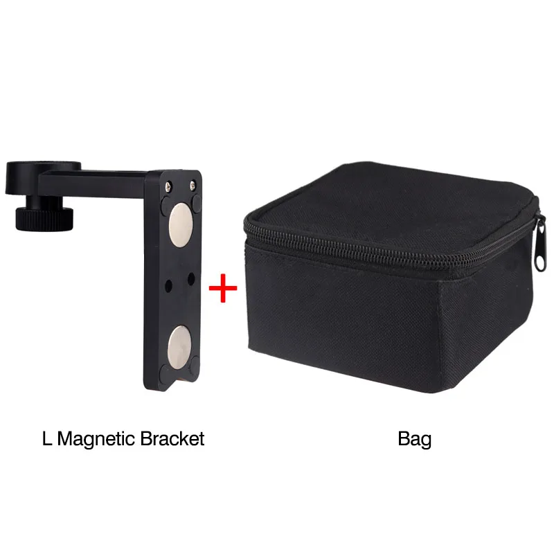 Bracket and Bag PINTUDY 2 линии красный/зеленый луч лазерный уровень самонивелирующийся Горизонтальный Вертикальный крест линия портативный мини-измеритель уровня для строительства - Цвет: Bracket and Bag