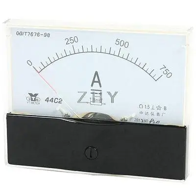 

Measurement Tool Analog Panel Ammeter Gauge DC 0 - 750A Measuring Range