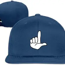 TSDFCMen& Woman's письмо L дизайн плоская шляпа водителя грузовика Регулируемая унисекс Темно-синяя