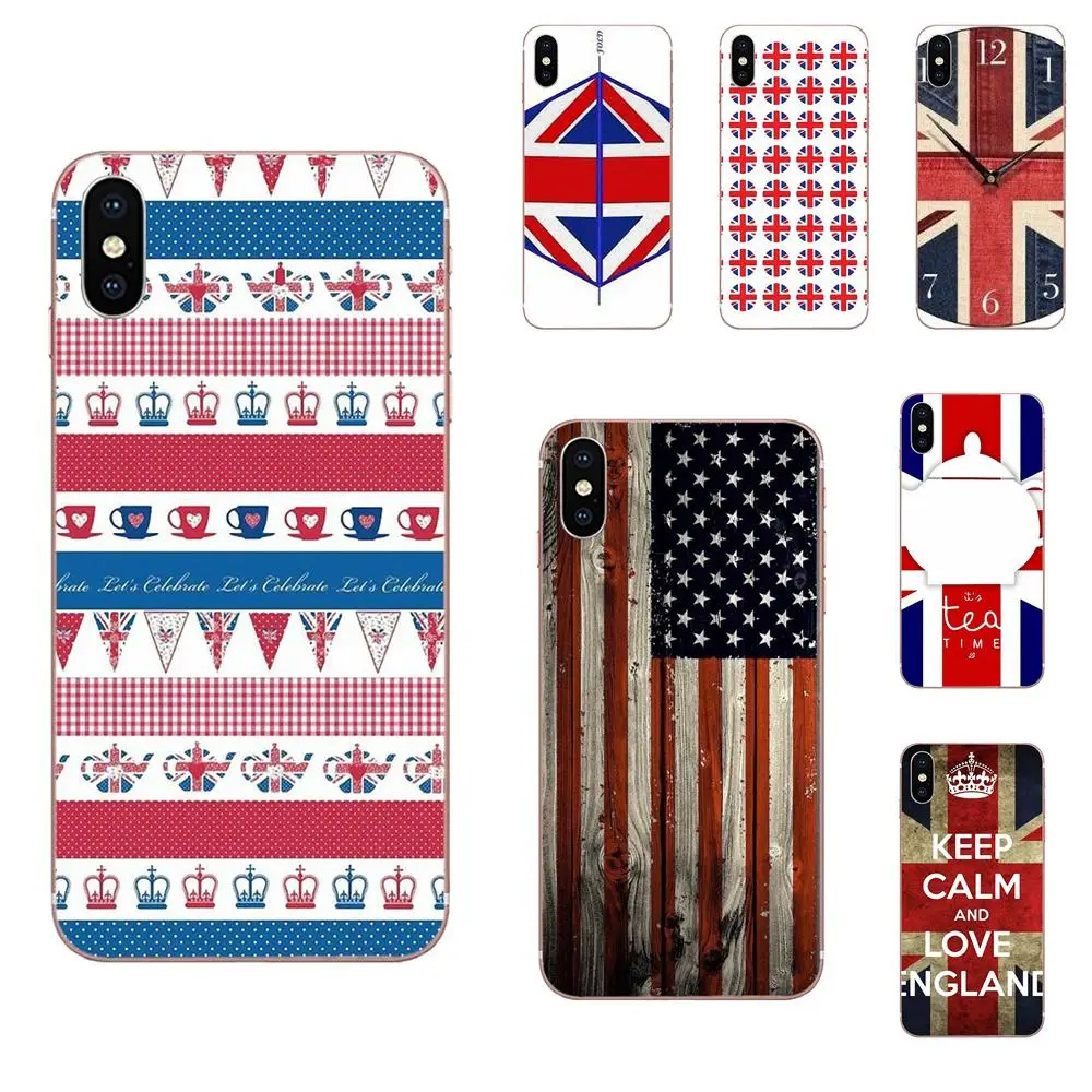 

For Xiaomi Redmi Mi 4 7A 9T K20 CC9 CC9e Note 7 9 Y3 SE Pro Prime Go Play Drawing TPU 2019 England British Uk Union Jack Flag