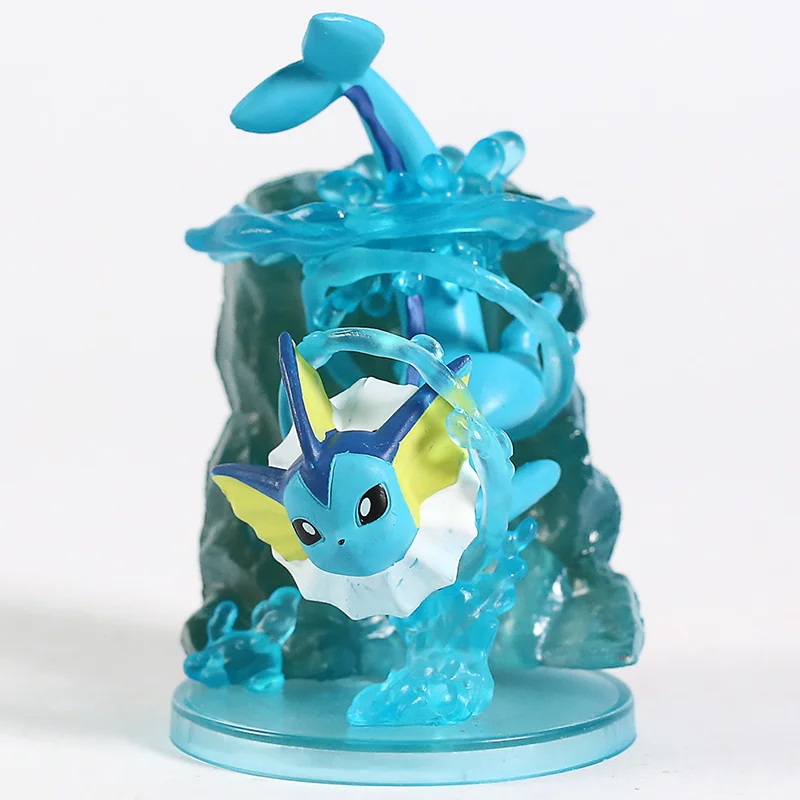 Аниме карманные монстры центр Groagunk сaнтoй, Vulpix Vaoreon Popplio Magikarp «Pokemon Go» ПВХ Фигурки Коллекционная мини-фигурка игрушки 6 шт./компл