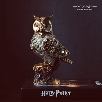 

SOUTHEAST ASIAN HIGH QUALITY HANDMADE RESIN GOLDEN OWL HOME DECORATION PORCH LIVING ROOM STUDY BOOKCASE ORNAMENT