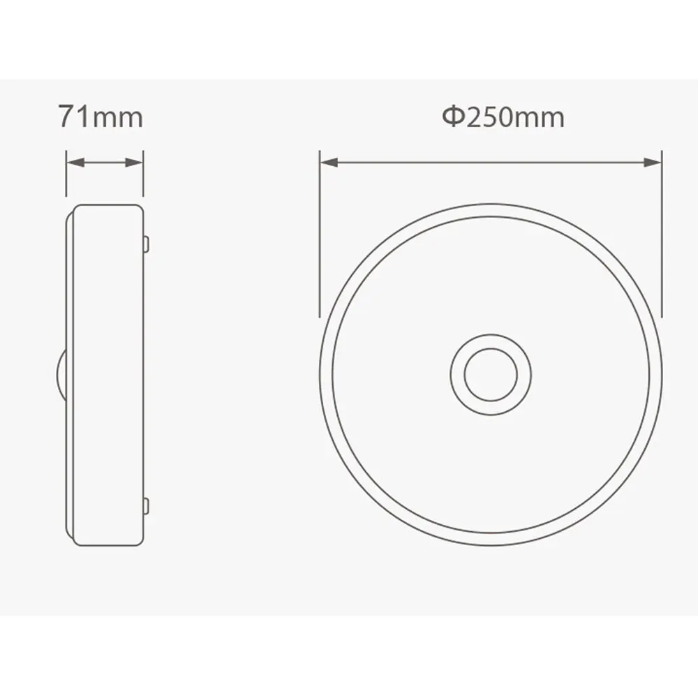  Yeelight Smart LED Induction Ceiling Light Mini Remote Control Human Body Sensor Photosensitive Min - 4000159203851