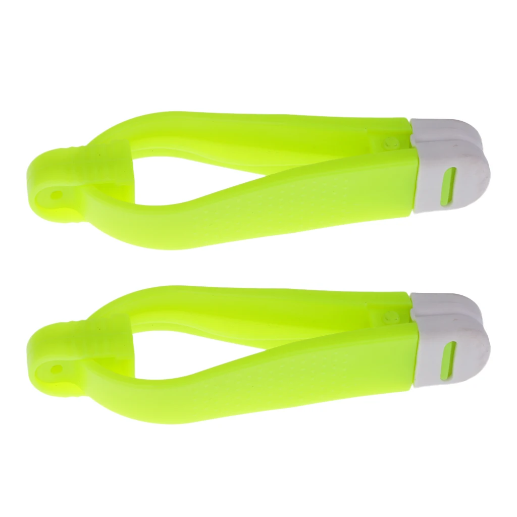 2Pcs Power Grip Planer Board Snap Weight Release Clip Outrigger Clips Yellow