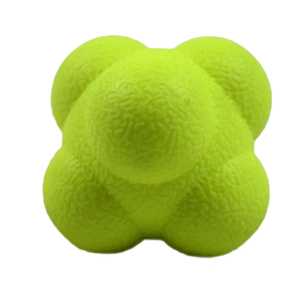 

Workout Elastic Baseball Sports Agility Training Fitness Reaction Ball Coordination Reflex Outdoor TPR Exercise Tennis Hexagonal