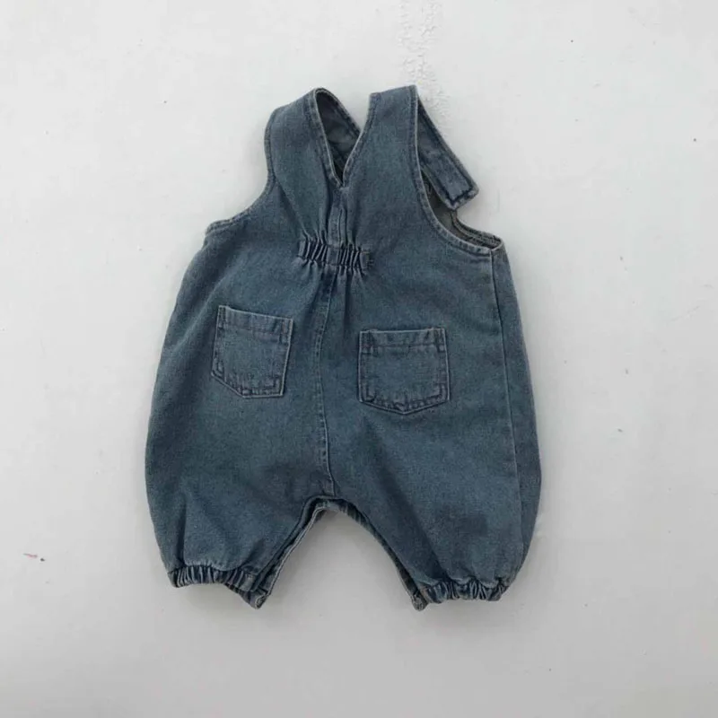 Pre-sell ship in 10-15 days baby overalls spring new infant girls rompers denim boys jumpsuits baby rompers