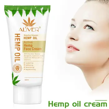 

50ml Hemp Oil Cream Skin Care Moisturizing Anti-Aging Anti-Wrinkle Beauty Cream Deep Repair Brightening Body Lotion