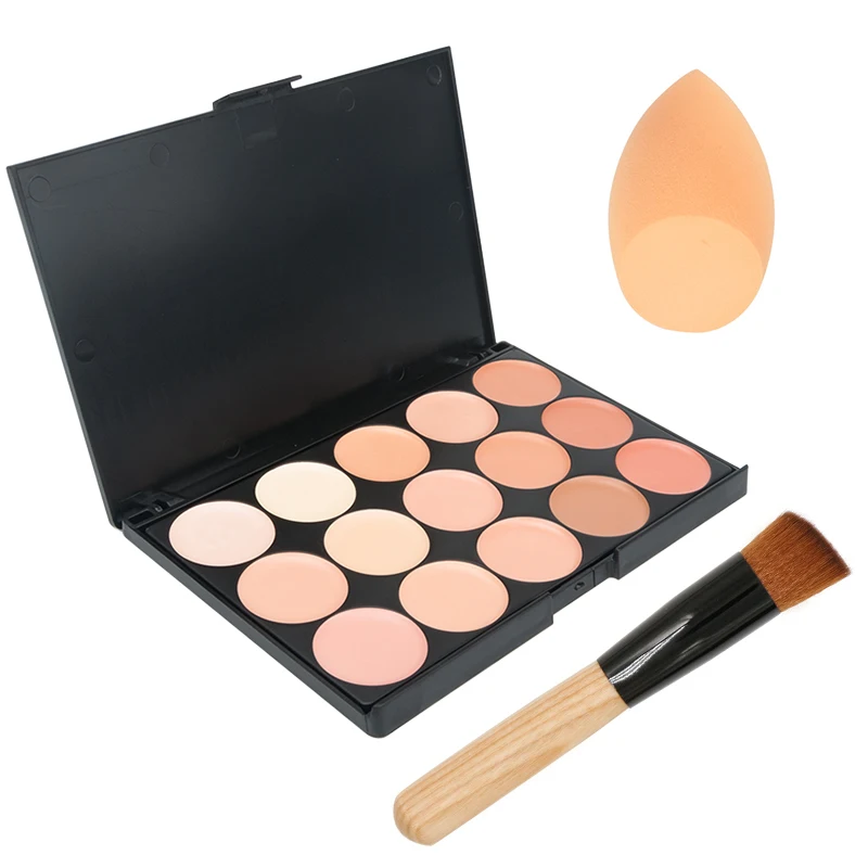 15 Colors Face Concealer Camouflage Cream Contour Palette Maquillaje Profesional Foundation Paleta Concealer 1