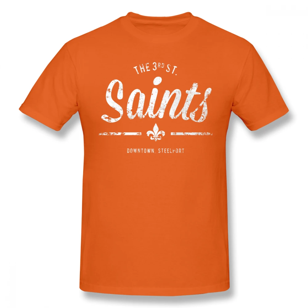 Футболка one yona Saints Row, футболка Third Street Saints, уличная футболка XXX, забавная Мужская футболка с коротким рукавом, хлопок, футболка с принтом - Цвет: Orange