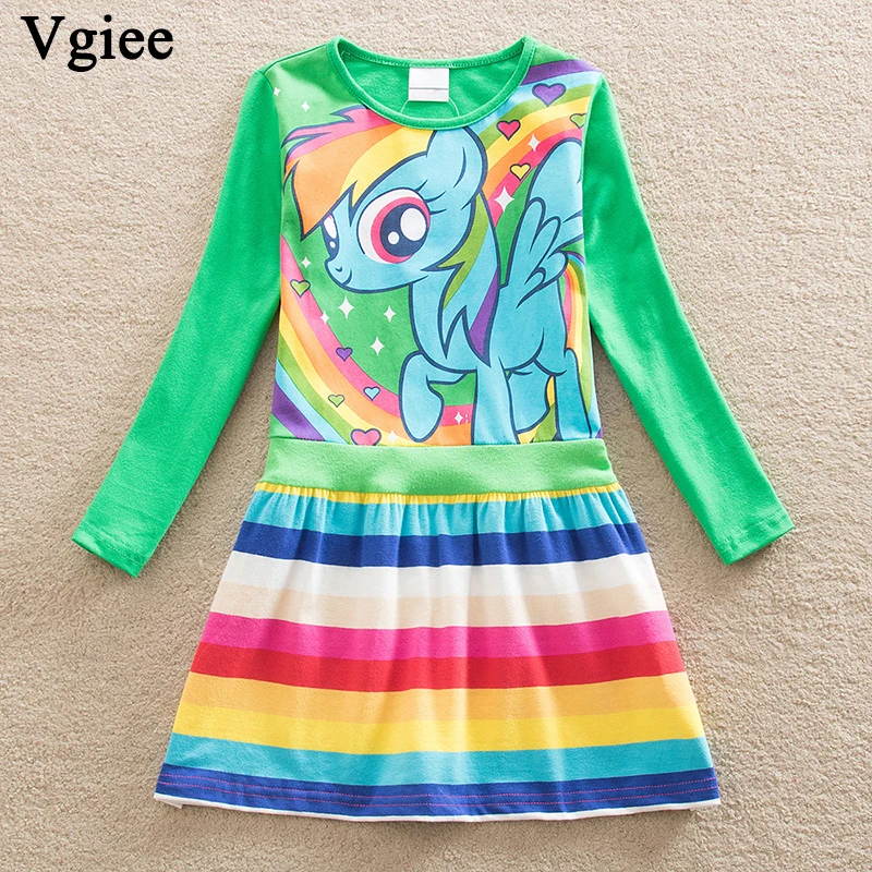 

Vgiee Unicorn Dresses Kids Baby Clothes Children Fall Winter 2019 Dress for Girls 3 Years Dress Long Sleeve CC559