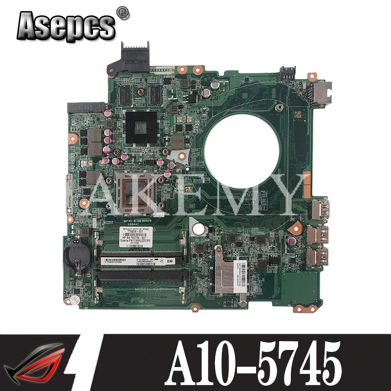 REV: D материнской плата ноутбука для For HP PAVILION 17-F платы серии Notbook PC A10-5745 CAN FIT DAY23AMB6F0 F