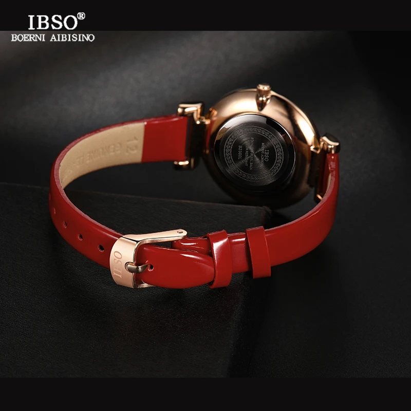 IBSO, женские кварцевые часы, Роскошные, кристалл, стразы, часы, модные, Montre Femme, Женские кварцевые наручные часы, Relogio Feminino