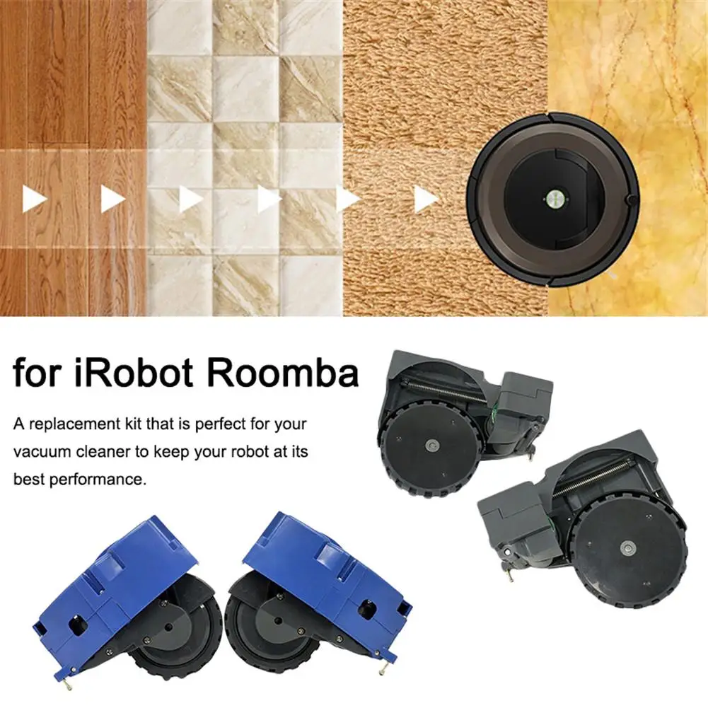 Левый и правый колеса модуль пылесос аксессуары для IROBOT ROOMBA 529 595 650 770 780 880 аксессуар комплект колес