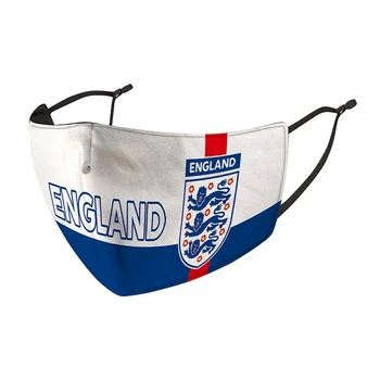 

England Football Club Mask High Grade Mask Reusable Face Filter Masks Anti Dust PM 2.5 Hygiene mouth Mask