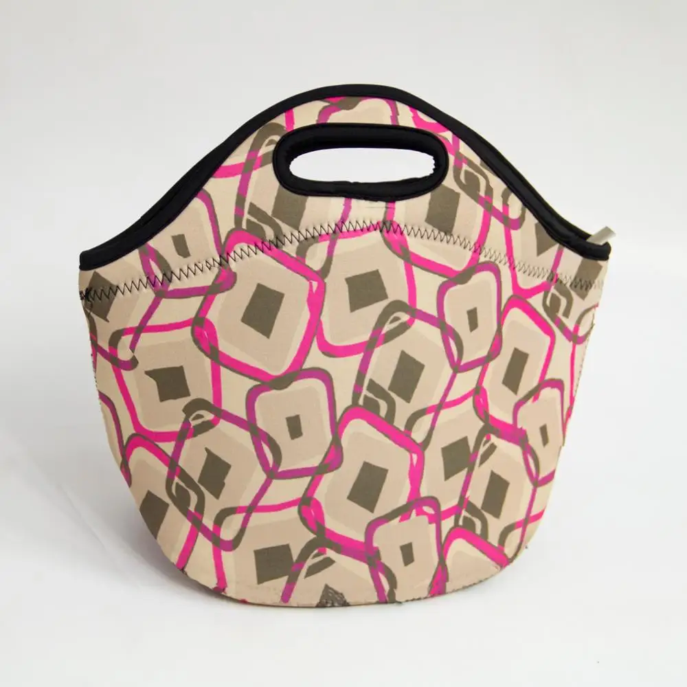 Neoprene picnic bag, thermal lunch bag, insulated cooler bag