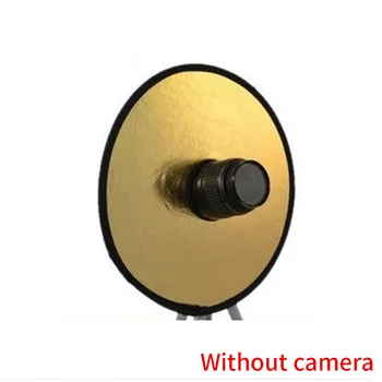 

2 In 1 30cm Camera Hollowed Out Double Side Photograhy Backlight Reflector Collapsible Studio Round Plate Home Accessories