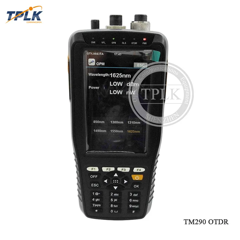 Горячая Распродажа TM290 Смарт OTDR 1310 1550nm с VFL/OPM/OLS сенсорный экран оптический рефлектометр по лучшей цене