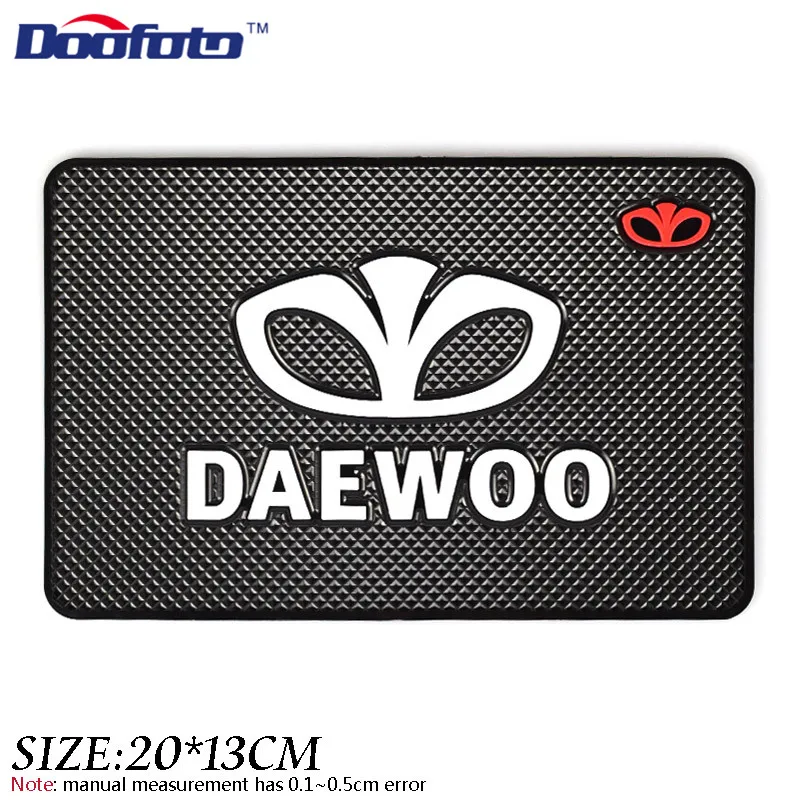 Doofoto автомобильный стикер Противоскользящий коврик для Daewoo Matiz Nexia Lanos Kalos Gentra Nubira Espero Damas аксессуары для интерьера Стайлинг коврик