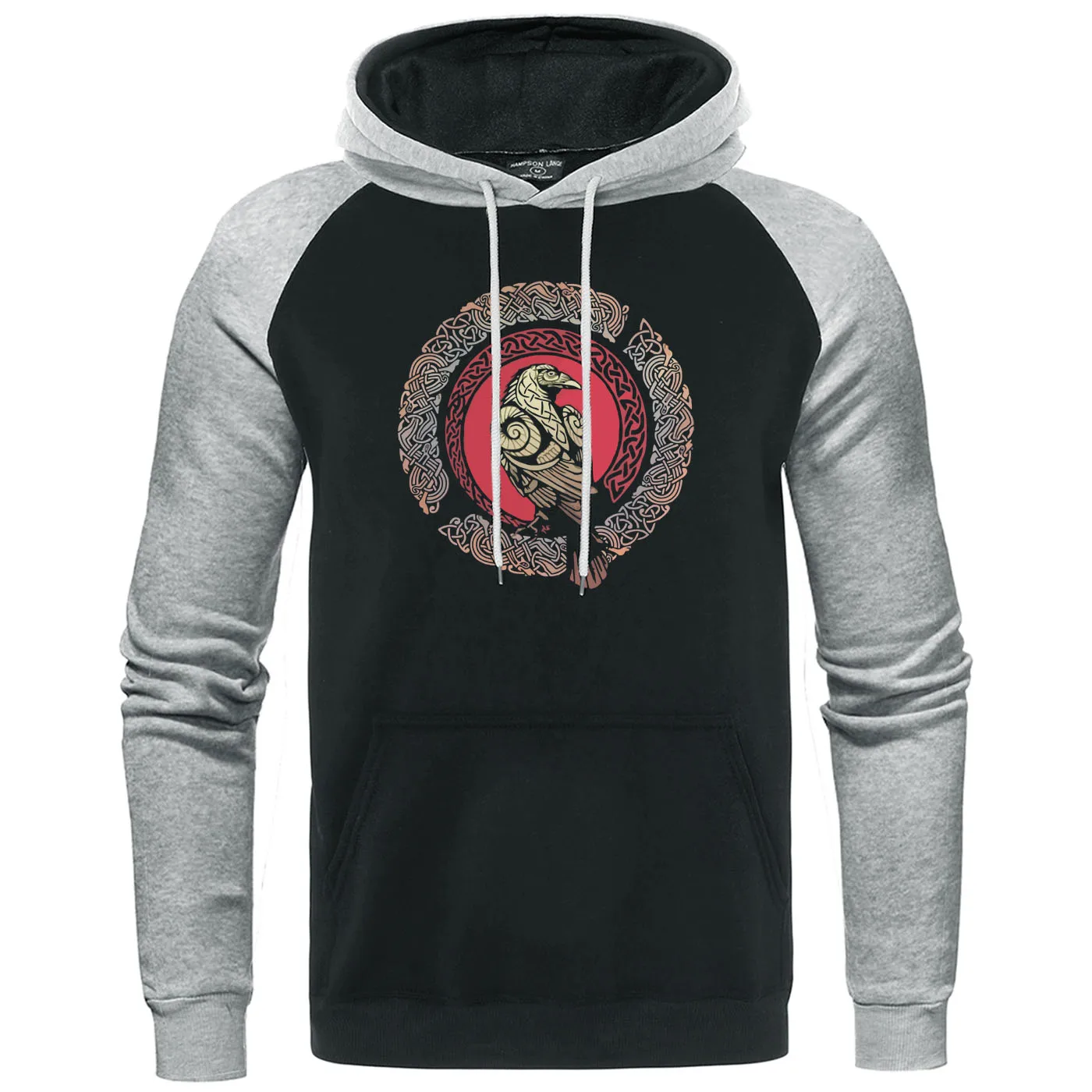 Осенняя Теплая мужская уличная мода Реглан Толстовка Viking legend Odin толстовки ТВ шоу Viking Ragnar's Raven мужская Толстовка