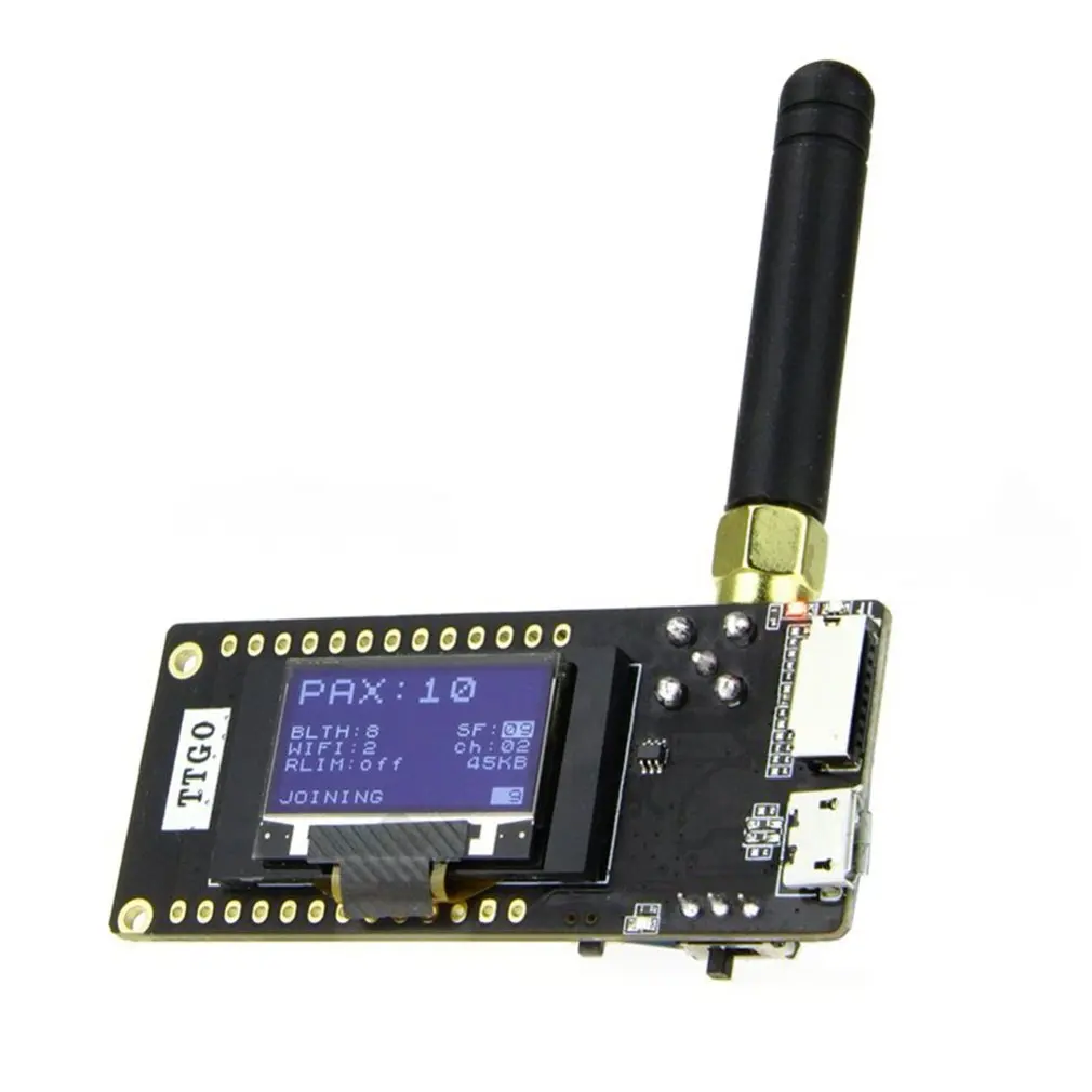 TTGO LORA32 868/915Mhz 433MHz SX1276 ESP32 oled-дисплей BT беспроводной wifi Lora макетная плата адаптера