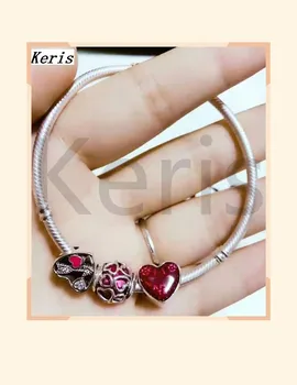 

Keris Store High Quality 1:1 100% Silver Charm Beads Bracelet With Free Delivery