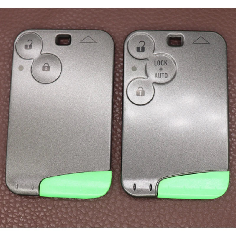 

DAKATU Smart Remote Key Card Shell Case 2/ 3 Buttons & Insert Emergency Uncut Blade FOB for Renault Laguna Megane Modus Clio