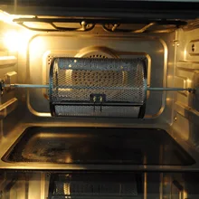 Барбекю жареные кофейные зерна орехи грецкий орех удлинить 12X22 см нержавеющая сталь печь барабан аксессуары гриль клетка Вращающаяся печь сетка