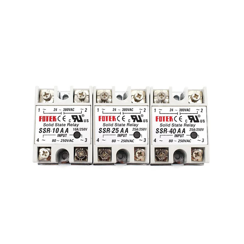 

Solid State Relay SSR-10AA SSR-25AA SSR-40AA 10A 25A 40A