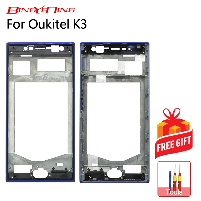 BingYeNing для Oukitel K3 ЖК передняя рамка в сборе Замена+ Быстрая