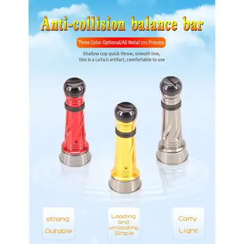 

Spinning Reel Fishing Wheel Balance Bar DIY Adjustable Aluminum Alloy Anti-collision Balance Bar On For Spinning Fish Reel