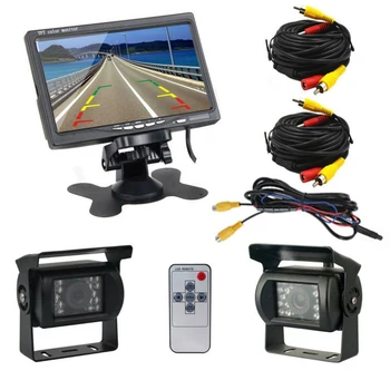 

7"TFT LCD Lcd Car Monitor Car Rear View Monitor Car Display Hd Display Reverse Camera Parking System For Truck With 1 Len
