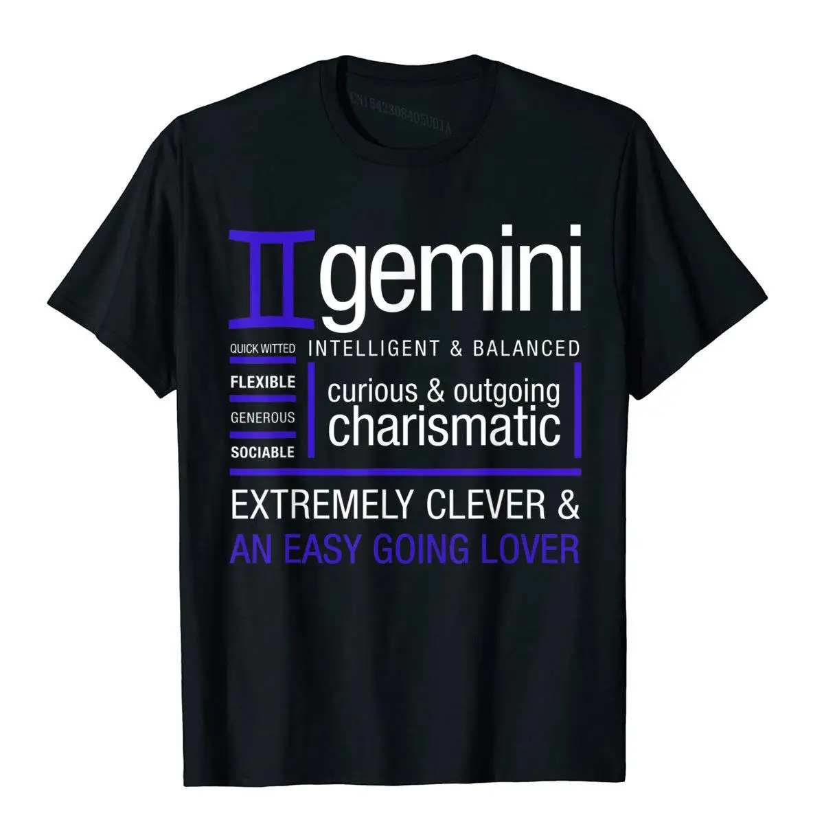 Gemini Sign Shirt Funny Astrological Zodiac Birthday Gift__A10244black