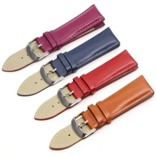 Кожаный ремешок для часов Для мужчин Для женщин ремешок для наручных часов 22 мм/20 мм/18 мм 16 мм 14 мм 12 мм наручные часы ремень на пояс ремешки Браслет с металлической пряжкой