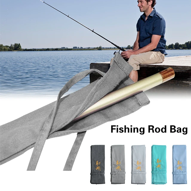 5 Colors Thickened Fishing Rod Bag Thicken Cotton Cloth Scratch-proof  Protective Fishing Rod Cover Storage Case - AliExpress