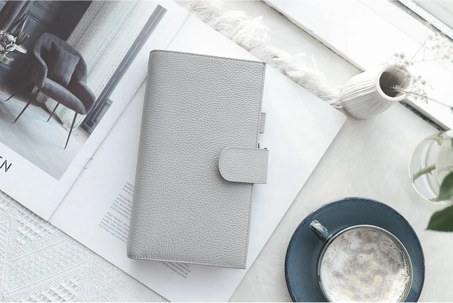 Moterm Traveler's Notebook Refills – Set Of 3 Blank 100gsm Inserts, Standard Size (8.5x4.5"), Fountain Pen Friendly Paper