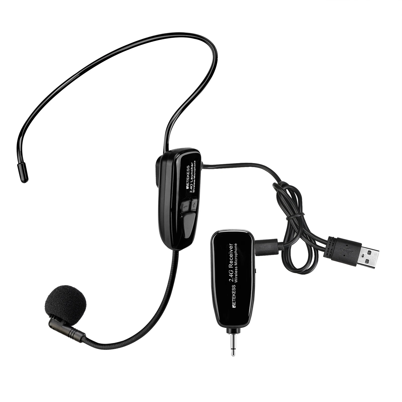 Retekess TW106 Intercom Window Speaker System +TT123 Wireless Mic Headset for Plaza Store Bank Counter Interphone Pharmacy